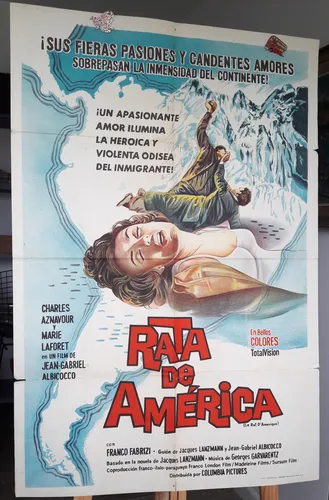 Afiche Cine Poster Jean-gabriel Albicocco Rat D'amérique