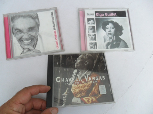 Lote Cd Chavela Vargas En Carnegie Hall Olga Guillot Volver