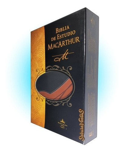 Biblia De Estudio Macarthur Simil Cuero Reina Valera 1960