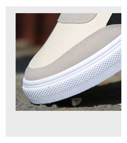 Zapatos De Lona Transpirables Hombre Zapatillas Informales