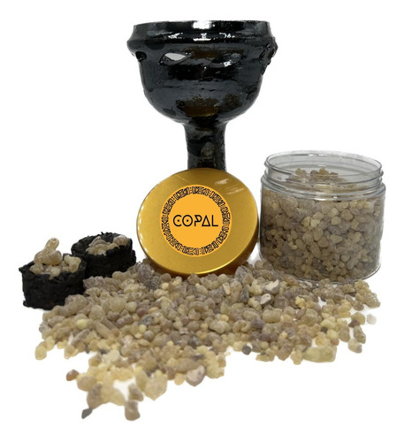 Kit-copalera Mediana + Copal 250 G + 7 Carbones