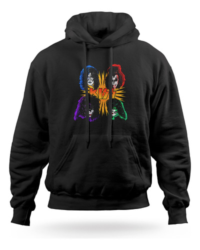 Buzo Hoodie Capota Grupo Kiss