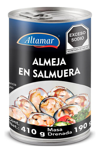Altamar Almejas En Salmuera 400 Gr