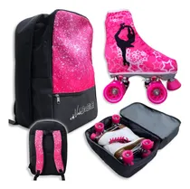 Comprar Mochila 2 Compartimentos Para Patin Artistico + Cubre Patin