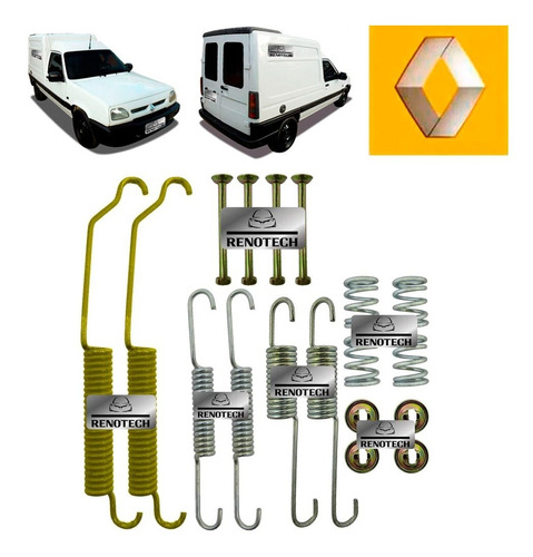 Kit Mola Trava Freio Tras Express 1.6 8v 96 A 02 7701208854