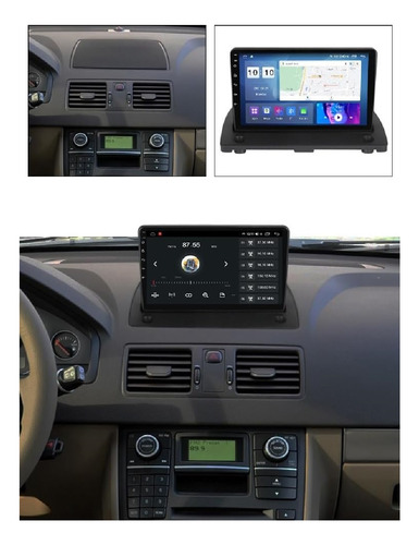 Central Multimídia Android Volvo Xc90 2005-13 8/core 9p