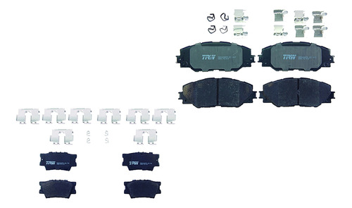 Jgo Balatas Cerámicas Del Y Tras Toyota Rav4 V6 3.5l 06/12