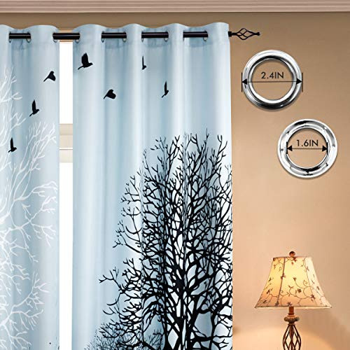 Cortinas Estampadas Para Oscurecimiento De Habitación, Color