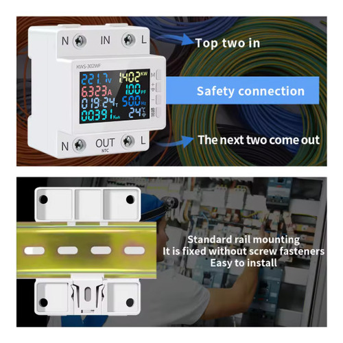 Interruptor Wifi Automatico Termomagnético Tuya Programable