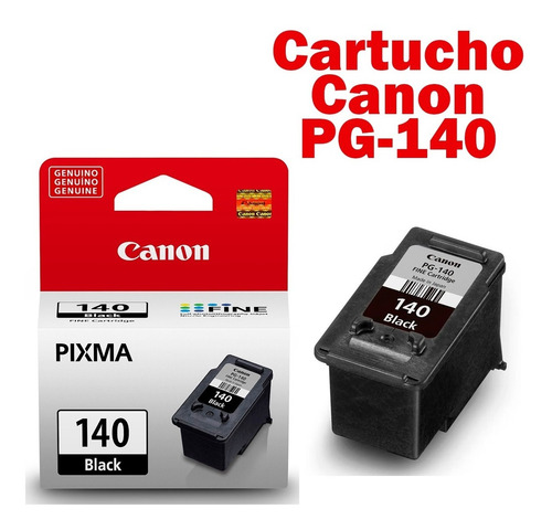 Cartucho Original Pg-140 Para Canon Mg2110 Mg2110 Mg3210 