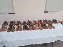 Comprar Lote B, 3 Pares De Antiguas Hormas De Zapatos, En Madera