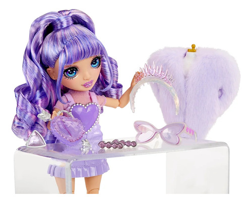 Rainbow High Creative Crystals Muñeca Violet Willow