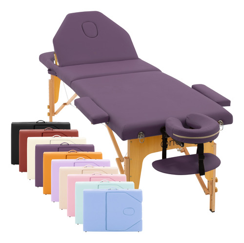 Cama Masaje Onof Portatil Profesional Modelo Ancho Con Funda