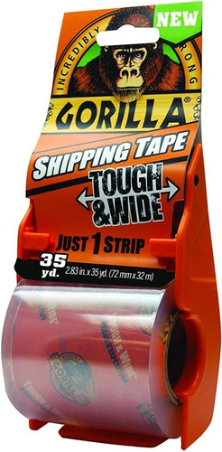 Gorilla Tape Transparent 71 Mm X 32 Mts Teipe De Alta Resist