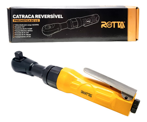 Chave Catraca Reversivel Pneumatica 1/2  Profissional