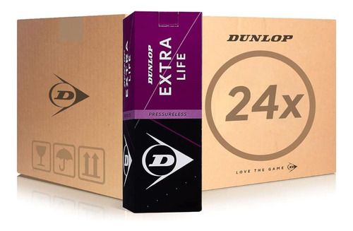 72 Pelotas De Tenis Dunlop Extra Life Pressureless