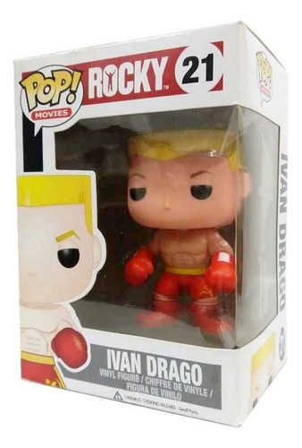 Figura De Acción Ivan Drago #21 Dolph Lundgren Pop De Funko Pop! Movies