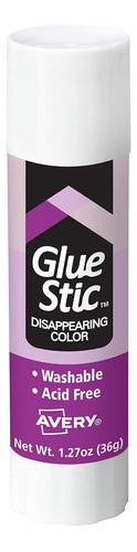 Glue Sticks Color Morado Que Desaparece, 1.27 Oz, Lavab...