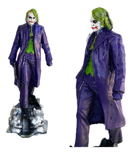 Boneco Coringa Estátua De Resina Joker 23cm