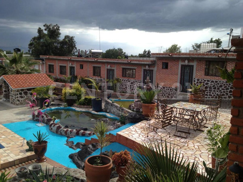 Venta De Terreno Con Cabañas En Colonia San Miguel Atlamajac, Estado De Mëxico.