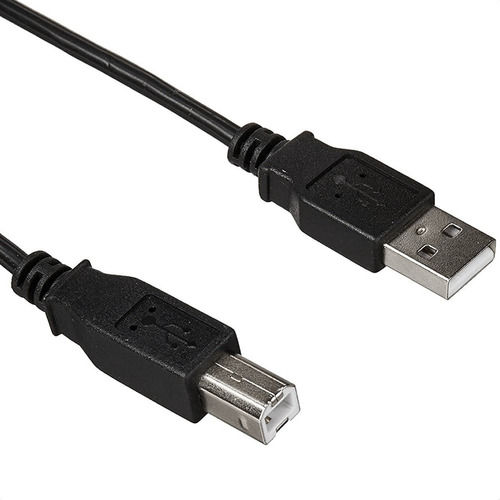 Cable Usb 2.0 Impresora Manhattan A/b 1.8 Metros 342650 Color Negro