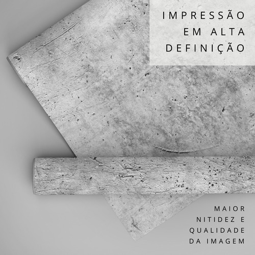 Adesivo Parede Cimento Queimado Lavável Sala Cozinha 1m