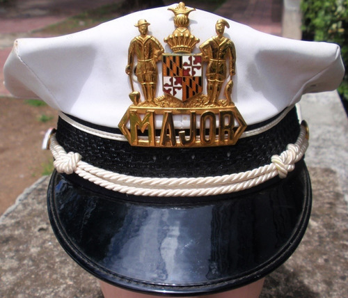 Gorra De Grado De Jefe De Policia De Baltimore Usa (Usado)