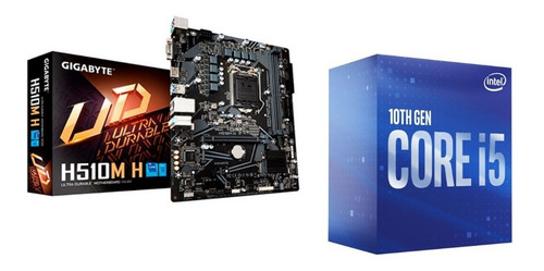 Kit Actualización Intel Core I5 10400 Gigabyte H510 Kt