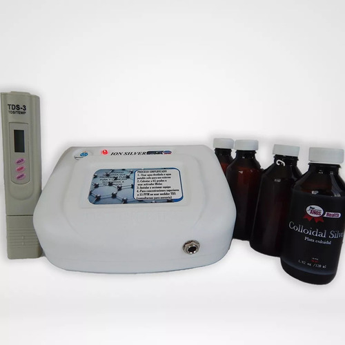 El Mejor Kit Generador Coloide Basic Ppm Plata Pura Ley