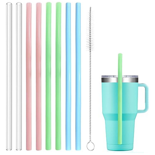 Extra Long Silicona Straw Para Stanley Cup, Bpa Wtpne