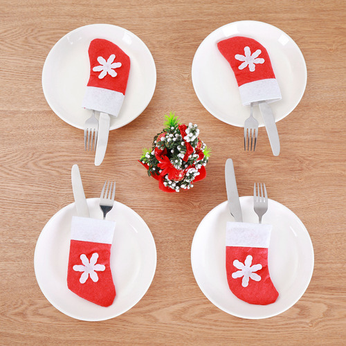 Cuchara Pequeña Con Cuchillo De Mesa Para Fiestas De Navidad