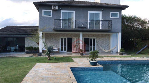 Imagem 1 de 23 de Casa Com 3 Suítes À Venda, 647 M² Por R$ 1.400.000 - Paysage Vert - Vargem Grande Paulista/sp - Ca1440
