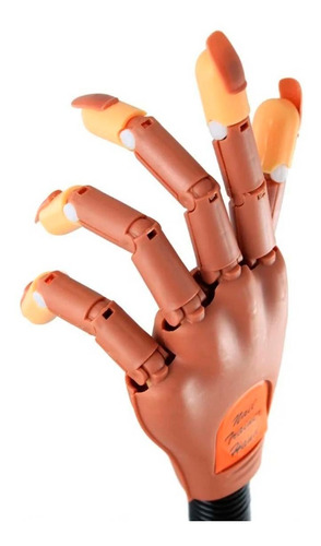Mano Articulada Para Práctica De Uñas Flexible Con 100 Tips