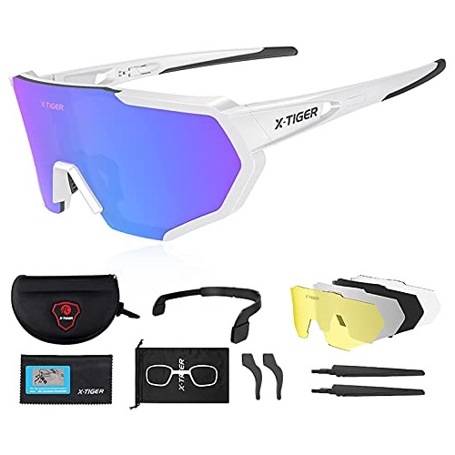 Lentes Deportivos Polarizadas Con 3 Lentes Intercambiables