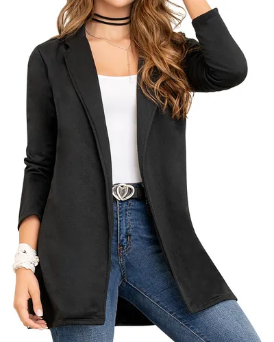 Blazer negro mujer hot sale