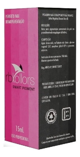 Pigmento Renata Barcelli de Rb Kollors, 15 ml (10 unidades) + Brinde Color True Love