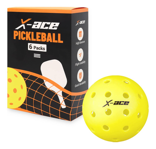 Bola Pickleball Para Exterior Construccion Una Pieza 6