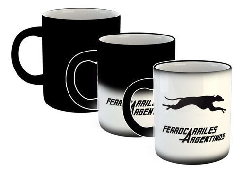 Taza Magica Ferrocarriles Argentinos Logo Original M2