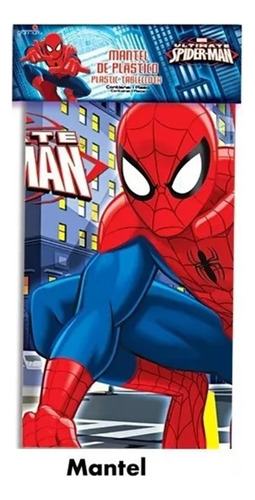 Mantel Rectangular Spiderman Clasico Licencia Original