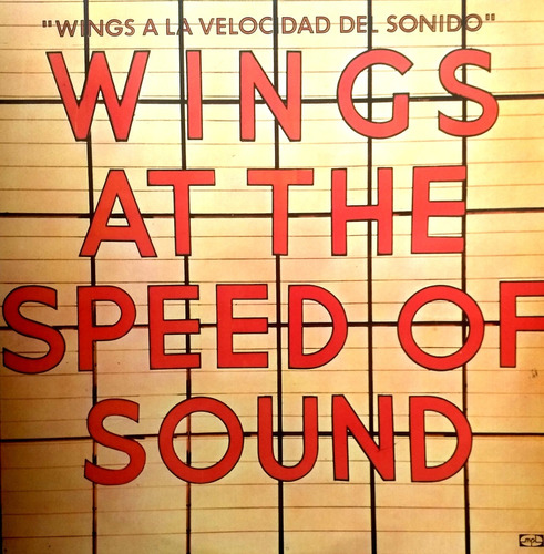 Beatles Lp Mccartney ''wings At The Speed Of Sound''  (arg.)