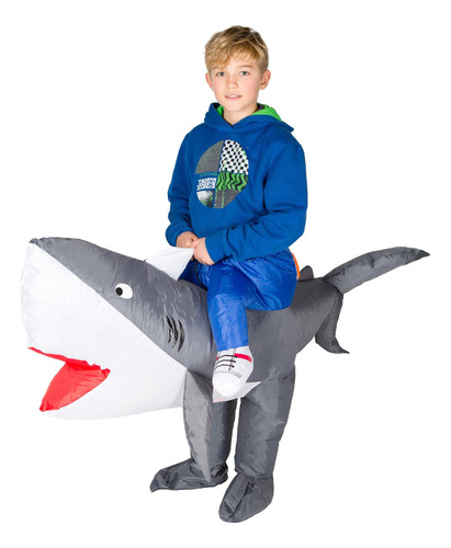 Disfraz Inflable De Tiburón Para Niños De Bodysocks (a Parti