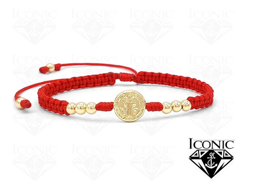 Pulsera San Benito De Abad Oro Laminado 18k Iconic Store