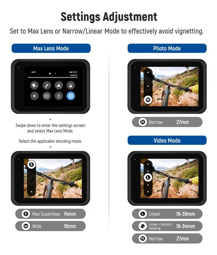 Lente Ultra Gran Angular Neewer Para Gopro Hero 12/11/10/9