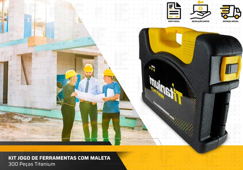 Imagem 3 de 5 de Kit Jogo De Ferramentas 340 Peças Maleta Multiuso