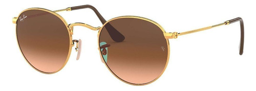 Ray-ban Rb3447 9001a5 Round Metal Bronce Cafe