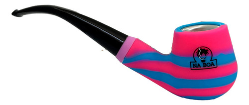 Cachimbo Sherlock Colorido Pipe Silicone Resistente Na Boa