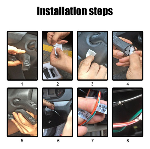 Control Remoto Universal Con Botón De Volante De Coche De 5