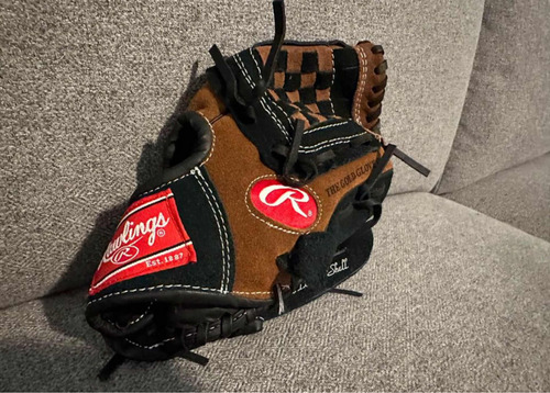 Guante De Béisbol Para Niños 9/12 Rawlings De Cuero Usado