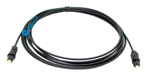 Cable Óptico Audio Digital Toslink 3m Negro 
