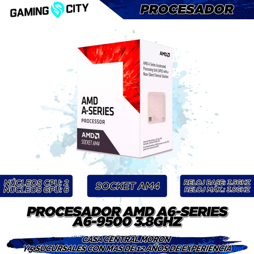 Imagen 3 de 7 de Pc Armada Amd A6 9500 8gb Ram 1tb Radeon R5 Cuotas